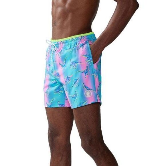 Chubbies NWT Classic 5.5" Swim Trunks with Liner Dino Delights Medium - Picture 3 of 6
